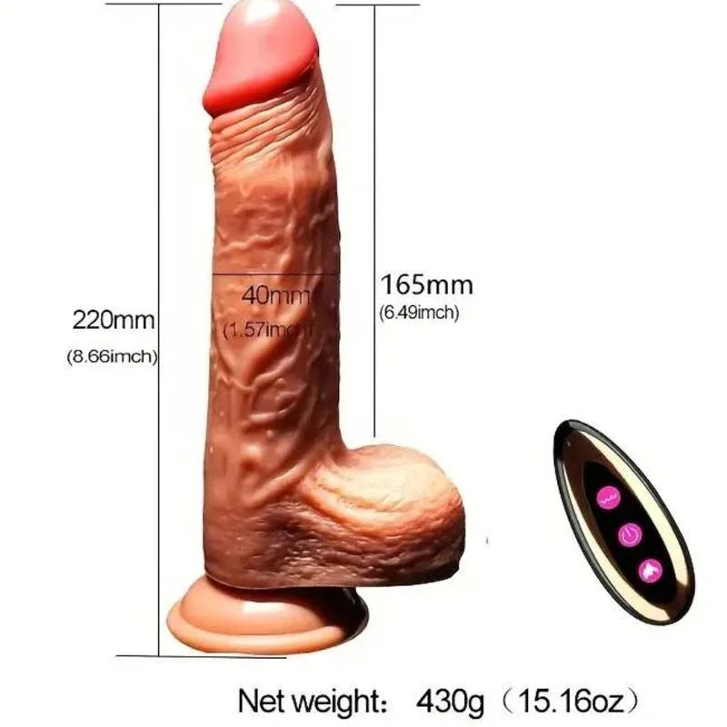 ARMONY - DILDO REALÍSTICO VIBRADOR RECARGABLE - Nuvica