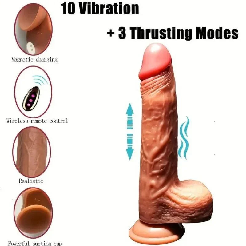 ARMONY - DILDO REALÍSTICO VIBRADOR RECARGABLE - Nuvica