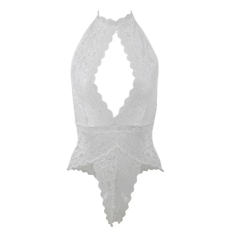SUBBLIME - 953867 BODY DE ENCAJE BLANCO L/XL - Nuvica