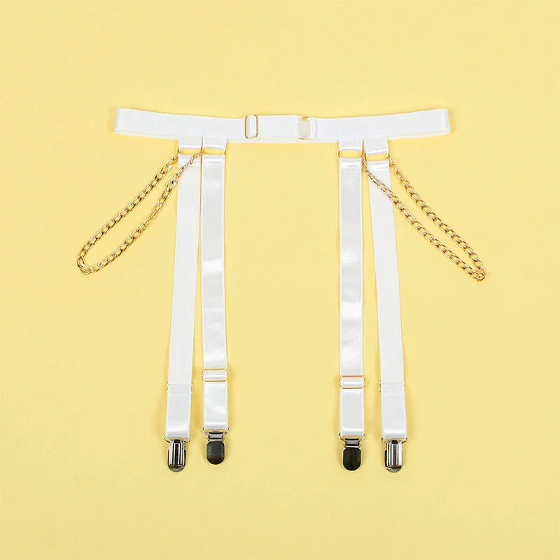 SUBBLIME - 954291 BODY CON CADENAS + LIGUEROS BLANCO L/XL - Nuvica