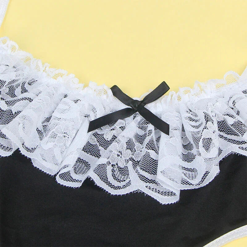 SUBBLIME - 954307 DISFRAZ DE CRIADA SEXY NEGRO/BLANCO S/M - Nuvica