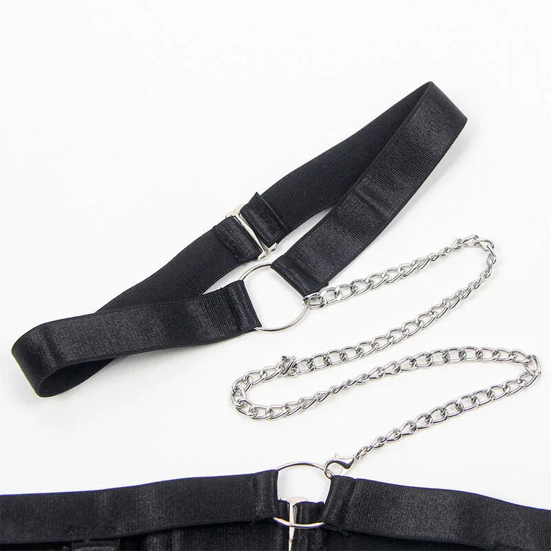 SUBBLIME - 954390 BODY SEXY CON LIGUEROS NEGRO L/XL - Nuvica