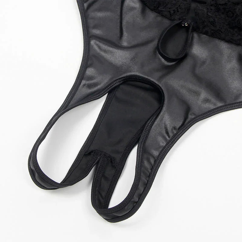 SUBBLIME - 954390 BODY SEXY CON LIGUEROS NEGRO L/XL - Nuvica
