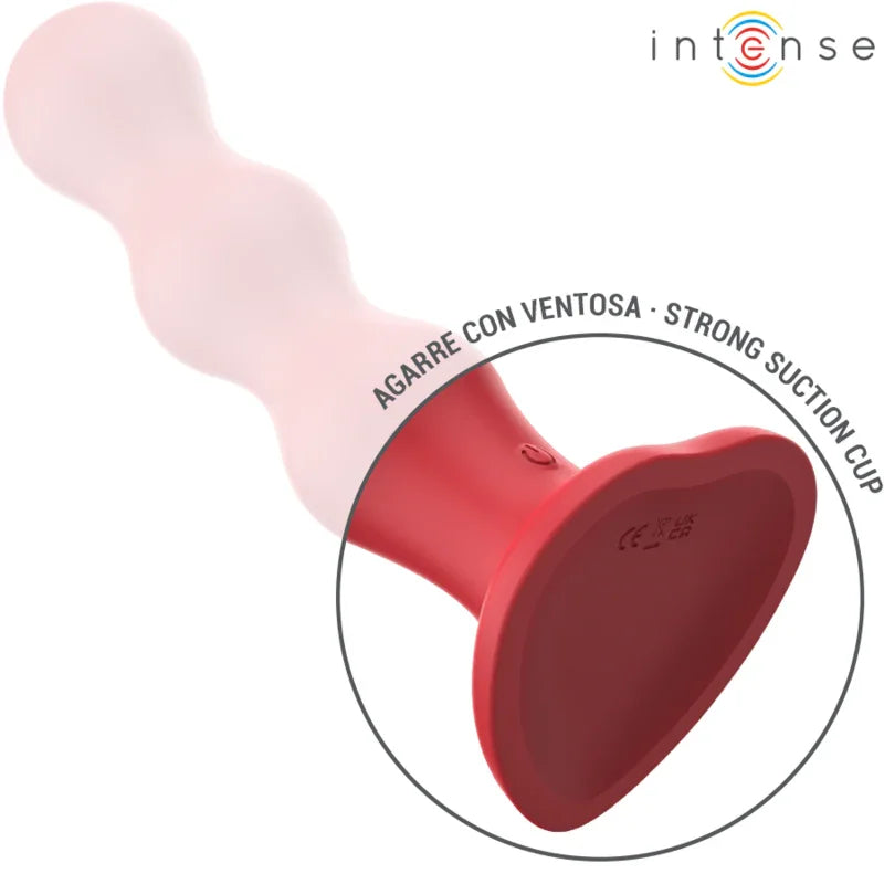 INTENSE - CODY VIBRADOR CON VENTOSA ROJO CONTROL REMOTO - Nuvica