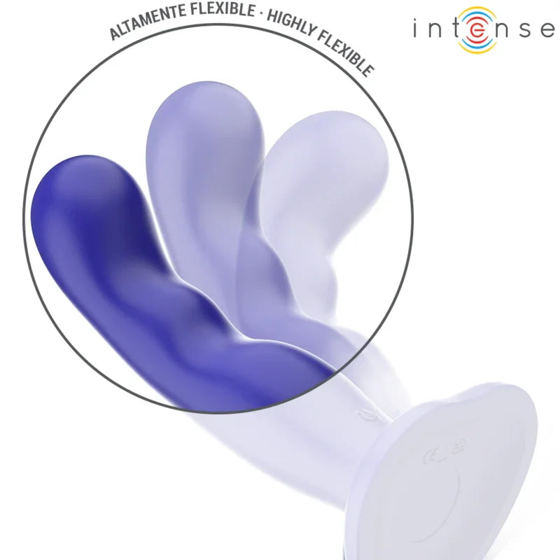 INTENSE - SHORTY VIBRADOR CON VENTOSA AZUL CONTROL REMOTO - Nuvica