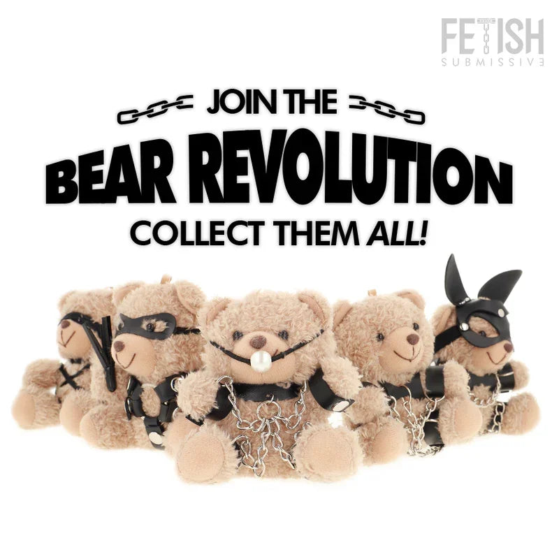 FETISH SUBMISSIVE - FOZZIE OSITO PELUCHE BDSM MODELO 3 - Nuvica
