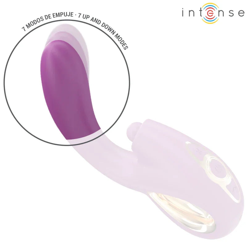 INTENSE - LALI VIBRADOR PUNTO G MULTIFUNCIÓN ESTIMULACIÓN & EMPUJE & VIBRACIÓN MORADO - Nuvica