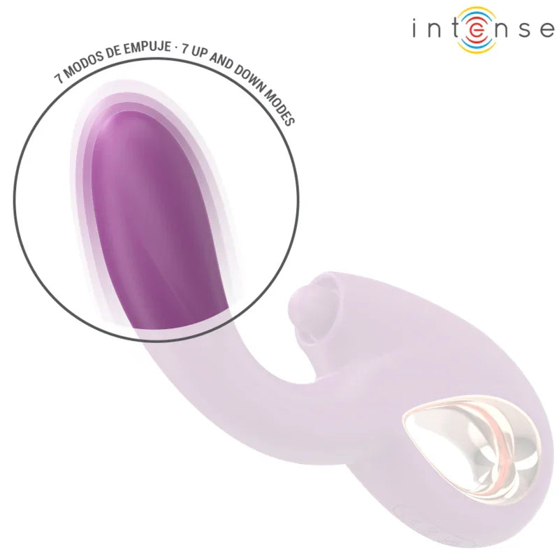 INTENSE - LALI VIBRADOR PUNTO G MULTIFUNCIÓN ESTIMULACIÓN & EMPUJE & VIBRACIÓN MORADO - Nuvica