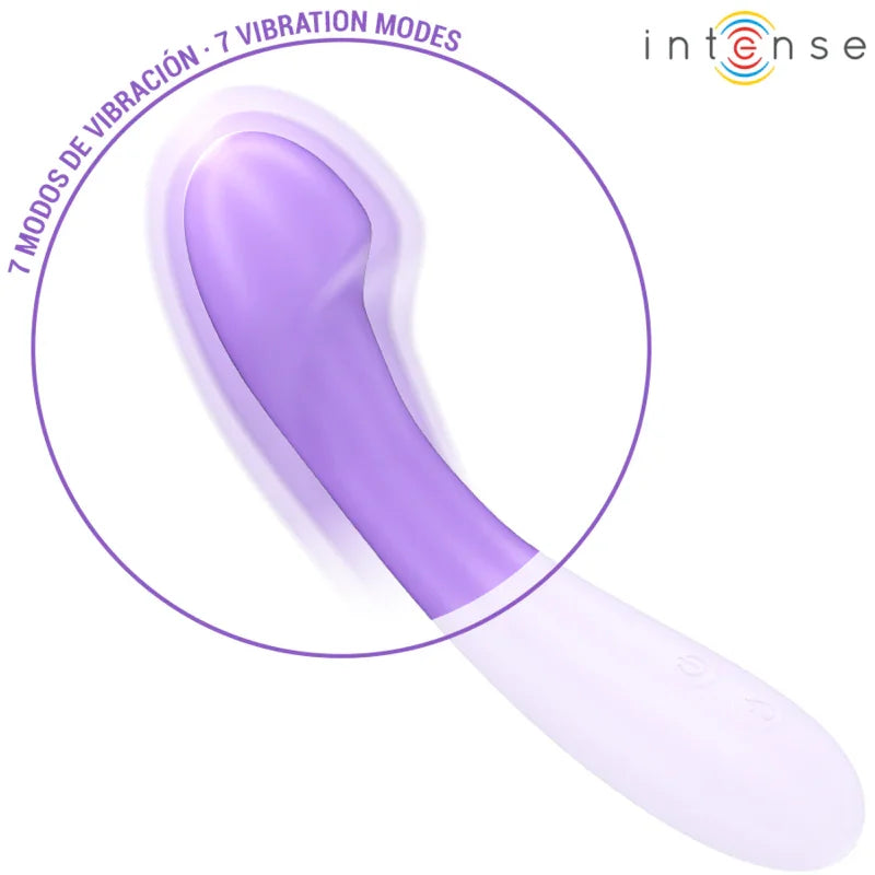INTENSE - BECKY VIBRADOR 19 CM CALENTABLE 7 VIBRACIONES MORADO - Nuvica
