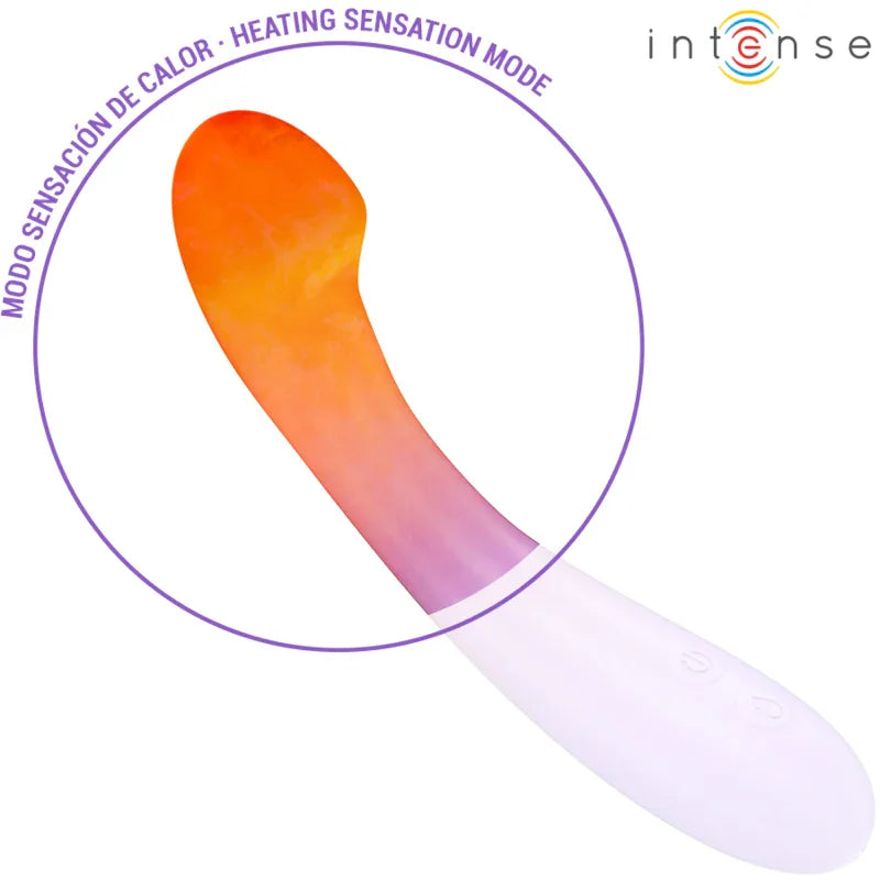 INTENSE - BECKY VIBRADOR 19 CM CALENTABLE 7 VIBRACIONES MORADO - Nuvica