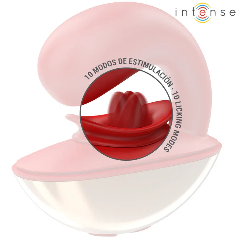 INTENSE - MARIAH VIBRADOR & ESTIMULADOR EN FORMA DE U 10 VIBRACIONES ROJO - Nuvica