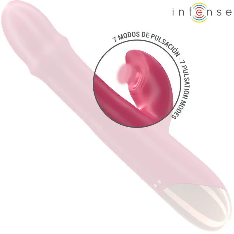 INTENSE - CHLOE VIBRADOR MULTIFUNCIÓN 3 EN 1 ROJO - Nuvica