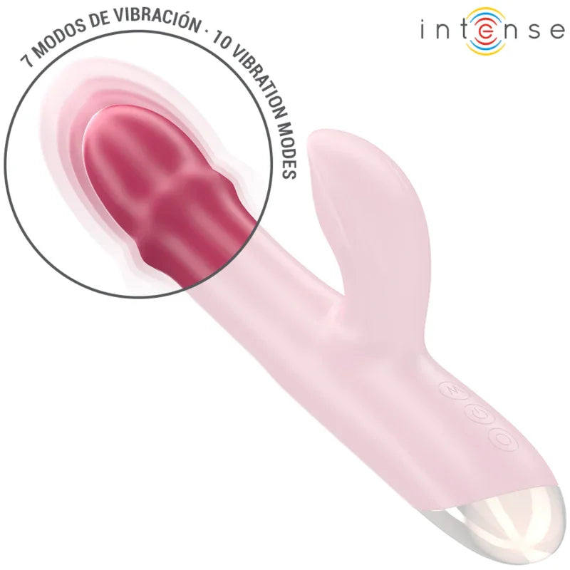 INTENSE - CHLOE VIBRADOR MULTIFUNCIÓN 3 EN 1 ROJO - Nuvica