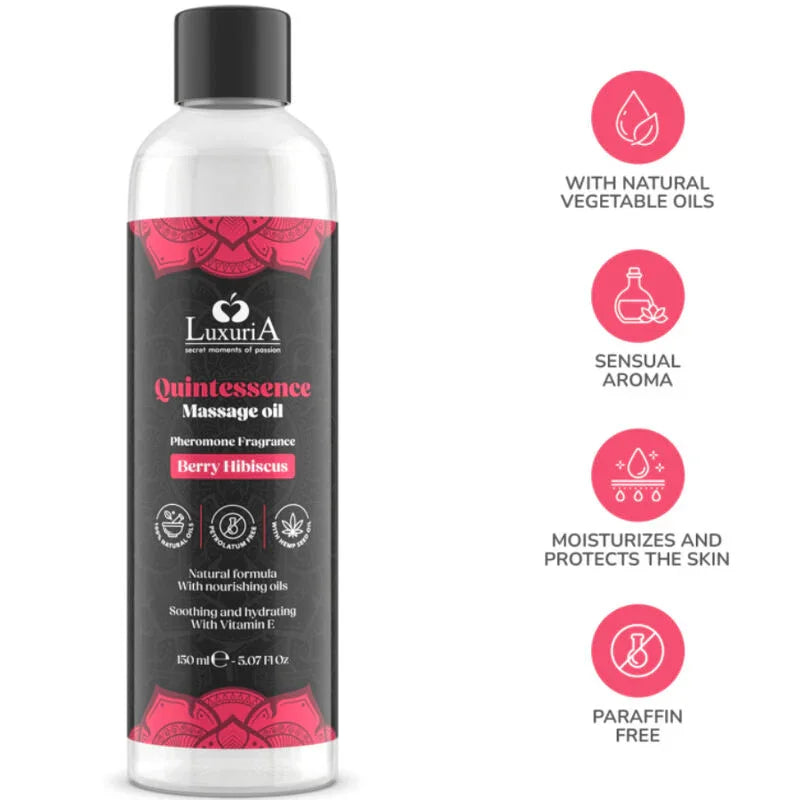 INTIMATELINE LUXURIA - ACEITE DE MASAJES BAYA 150 ML - Nuvica