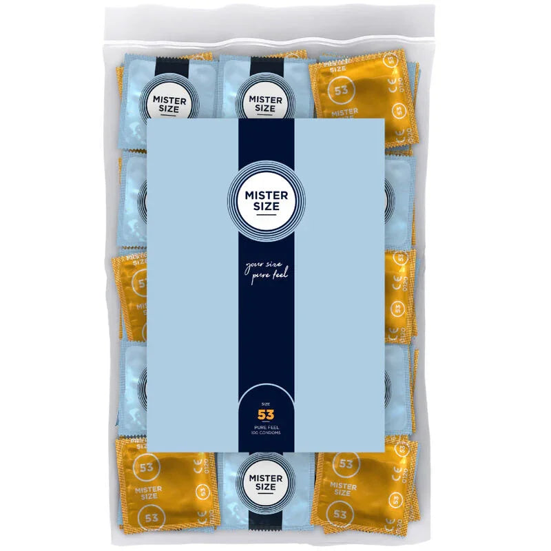 MISTER SIZE - PRESERVATIVOS TALLA M 53 MM (100 UNIDADES) - Nuvica