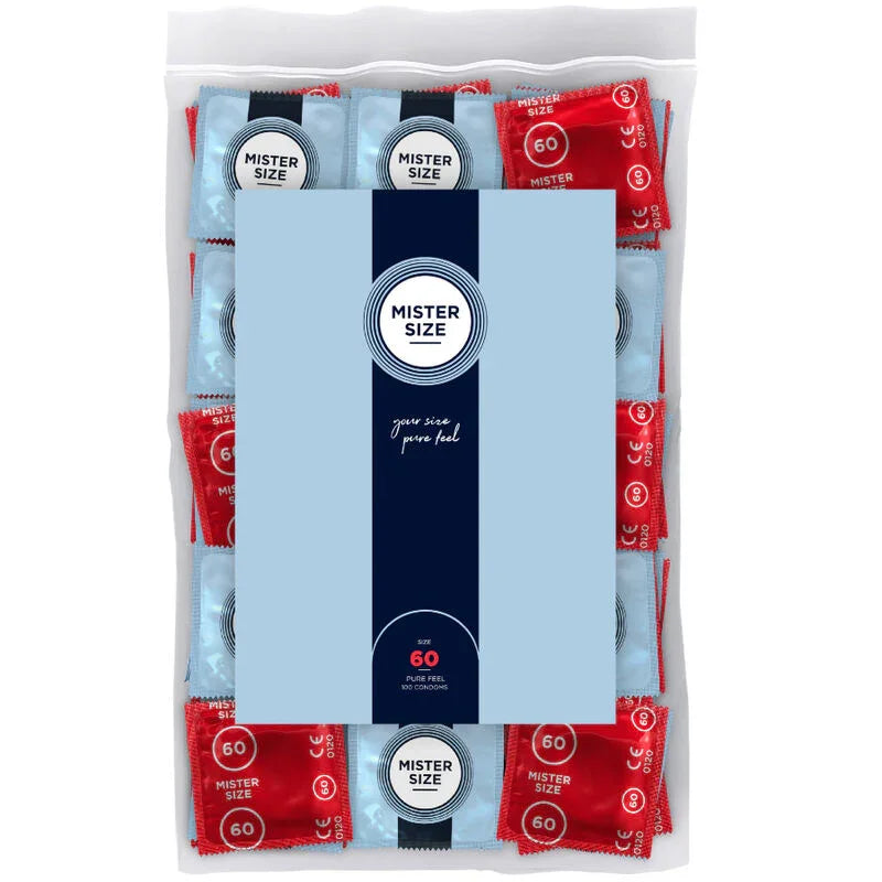 MISTER SIZE - PRESERVATIVOS TALLA XL 60 MM (100 UNIDADES) - Nuvica