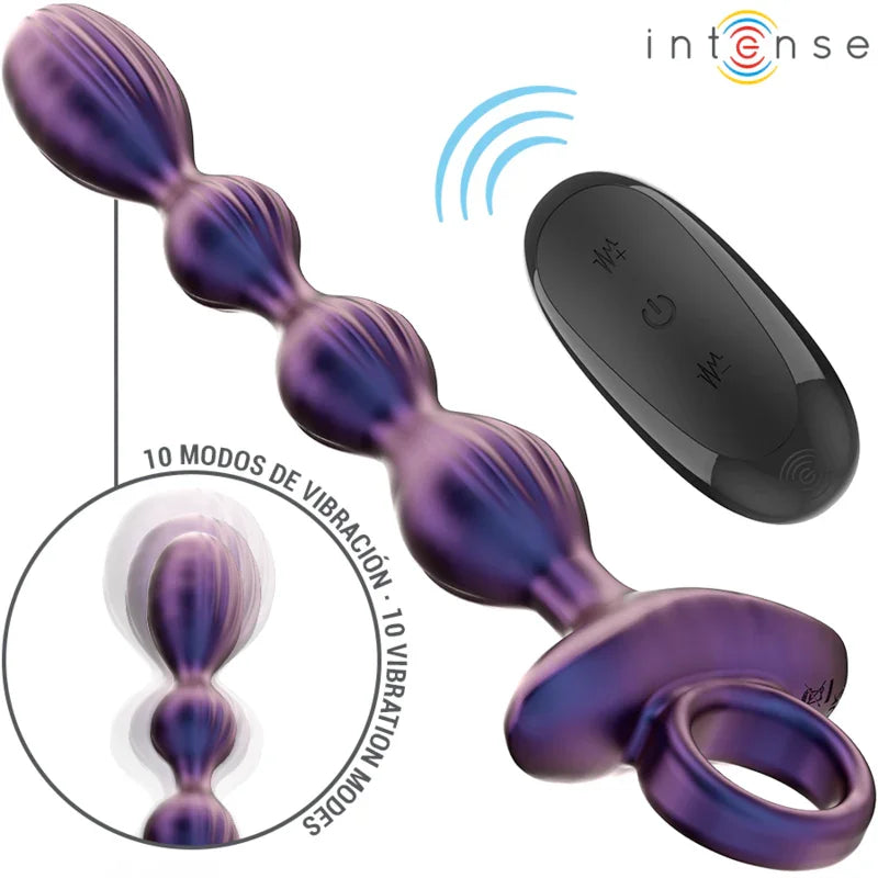 INTENSE - JACKIE PLUG ANAL VIBRADOR MODELO 1 CONTROL REMOTO - Nuvica