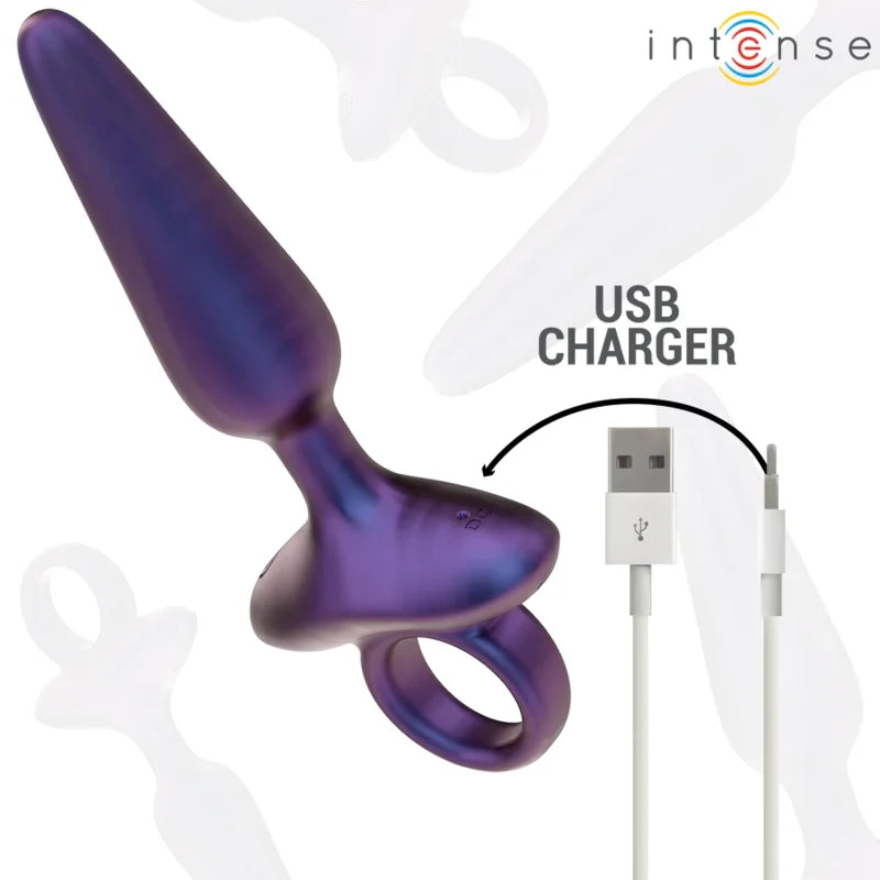INTENSE - MARLON PLUG ANAL VIBRADOR MODELO 4 CONTROL REMOTO - Nuvica
