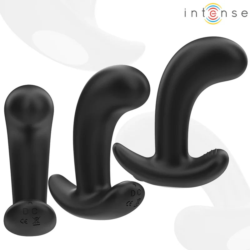 INTENSE - CHANDLER PLUG ANAL 10 VIBRACIONES NEGRO CONTROL REMOTO - Nuvica