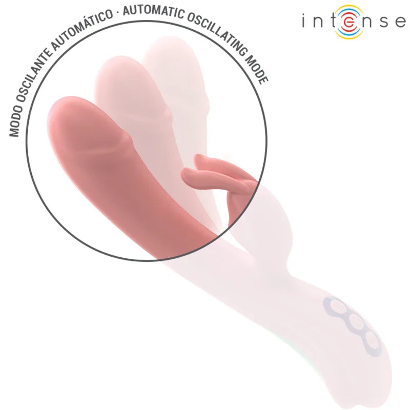 INTENSE - RACHEL VIBRADOR RABBIT 5 VIBRACIONES ROSA - Nuvica