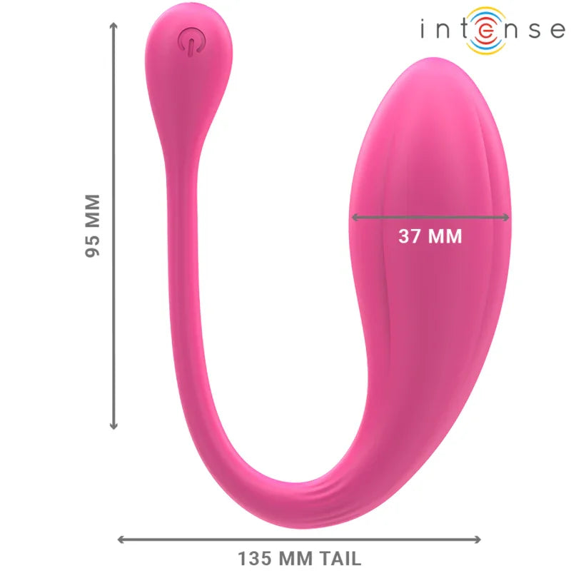 INTENSE - JANICE VIBRADOR U DOBLE ESTIMULACIÓN 10 VIBRACIONES ROSA CONTROL REMOTO - Nuvica