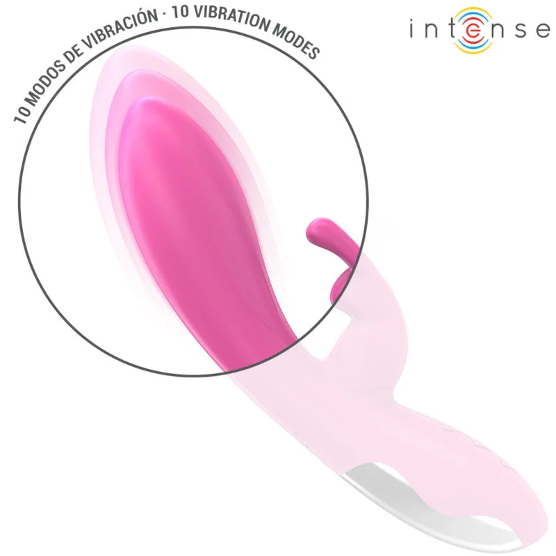 INTENSE - RANDALL VIBRADOR RABBIT 10 VIBRACIONES ROSA - Nuvica