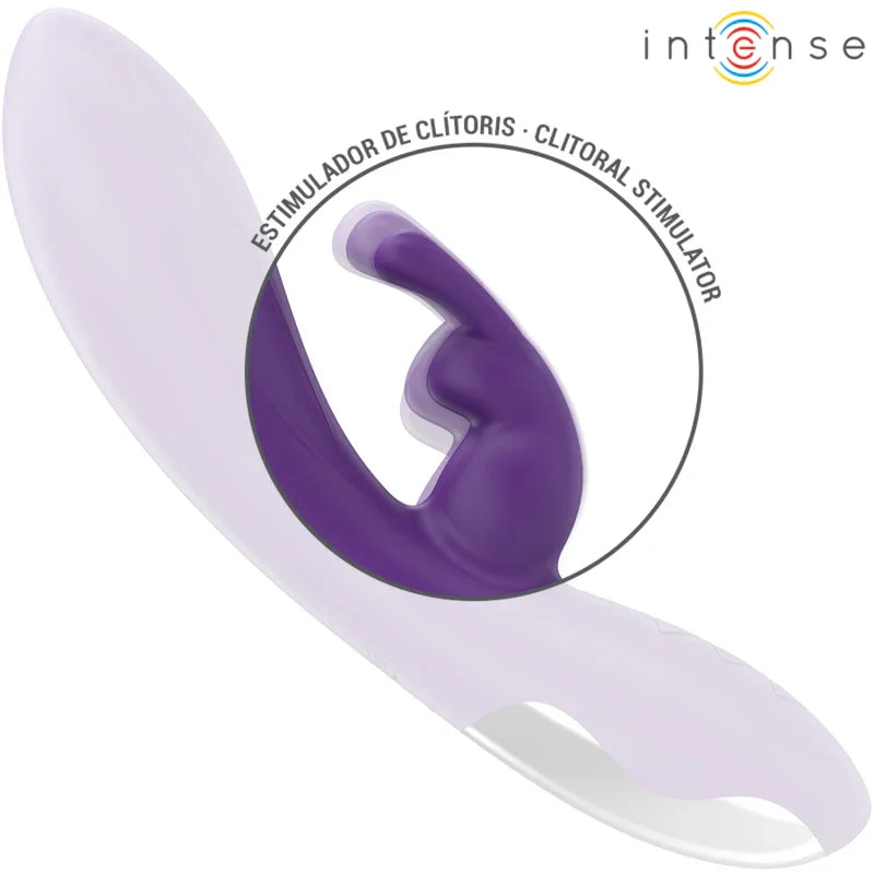 INTENSE - RANDALL VIBRADOR RABBIT 10 VIBRACIONES MORADO - Nuvica