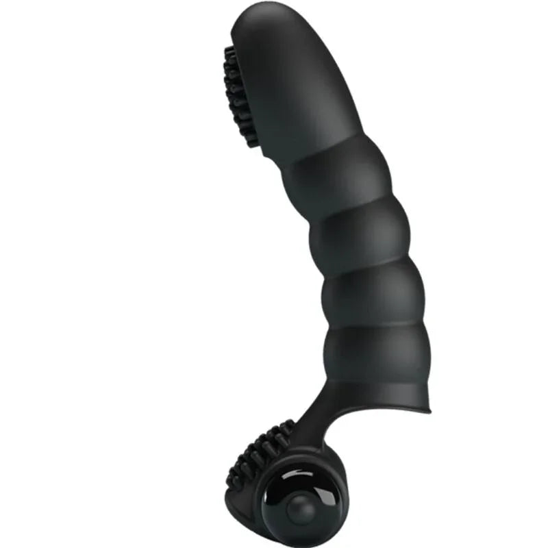 PRETTY LOVE - ALEXANDER VIBRADOR DE DEDO 10 VIBRACIONES NEGRO - Nuvica