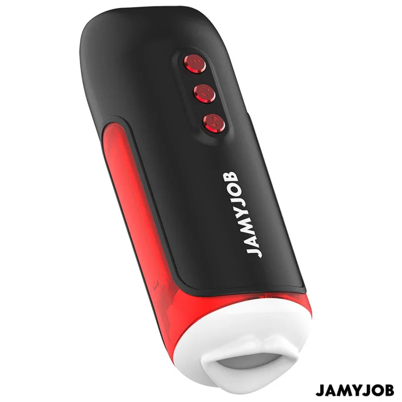JAMYJOB - BLAZE MASTURBADOR BOCA AUTOMTICO 5 MODOS ONDAS ESTIMULADORAS Y VIBRACIÓN - Nuvica