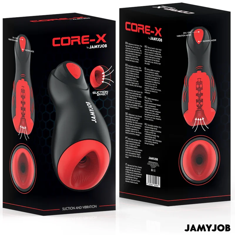 JAMYJOB - CORE-X MASTURBADOR AUTOMTICO 5 MODOS ONDAS ESTIMULADORAS Y VIBRACIÓN - Nuvica