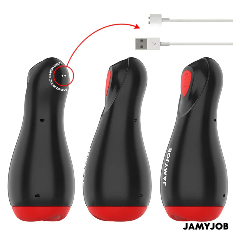 JAMYJOB - CORE-X MASTURBADOR AUTOMTICO 5 MODOS ONDAS ESTIMULADORAS Y VIBRACIÓN - Nuvica