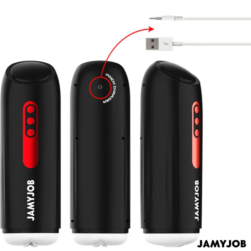 JAMYJOB - PHANTOM MASTURBADOR VAGINA AUTOMTICO 5 MODOS ONDAS ESTIMULADORAS Y EMPUJE - Nuvica