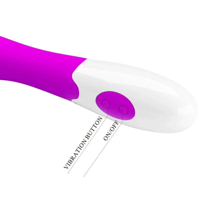 PRETTY LOVE - ELEMENTAL VIBRADOR 30 MODOS DE VIBRACIÓN MORADO - Nuvica