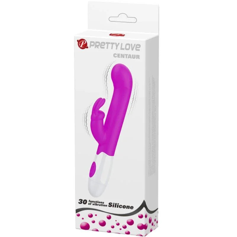 PRETTY LOVE - CENTAUR VIBRADOR RABBIT 30 MODOS DE VIBRACIÓN MORADO - Nuvica