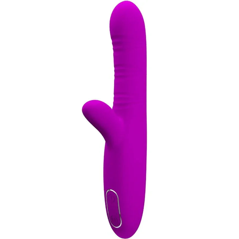 PRETTY LOVE - ANGELIQUE VIBRADOR MULTIFUNCIÓN + ESTIMULADOR DE CLÍTORIS MORADO - Nuvica
