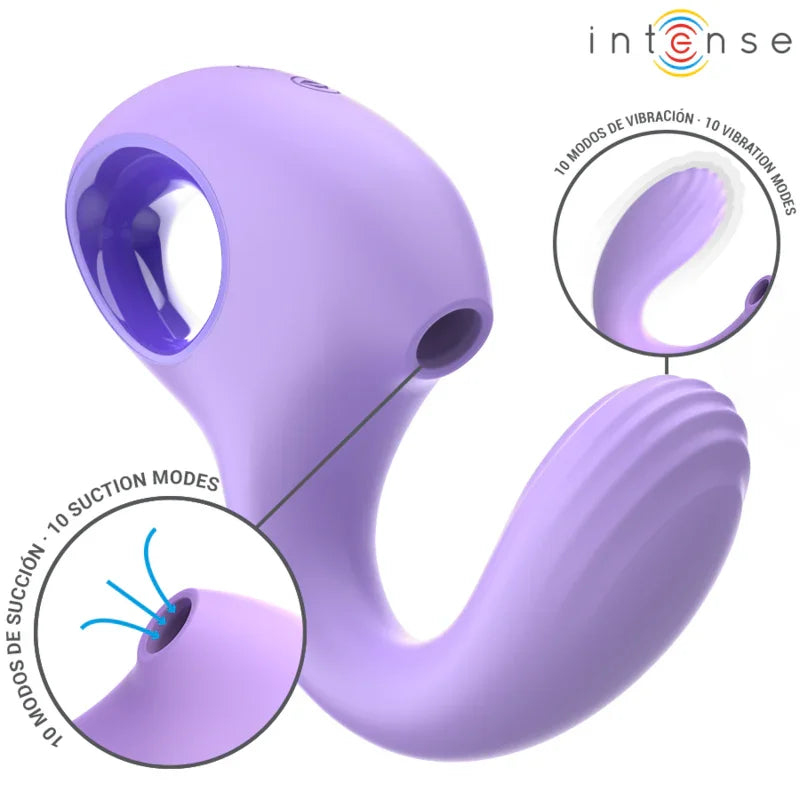 INTENSE - BAXTER VIBRADOR & ESTIMULADOR VIOLETA - Nuvica