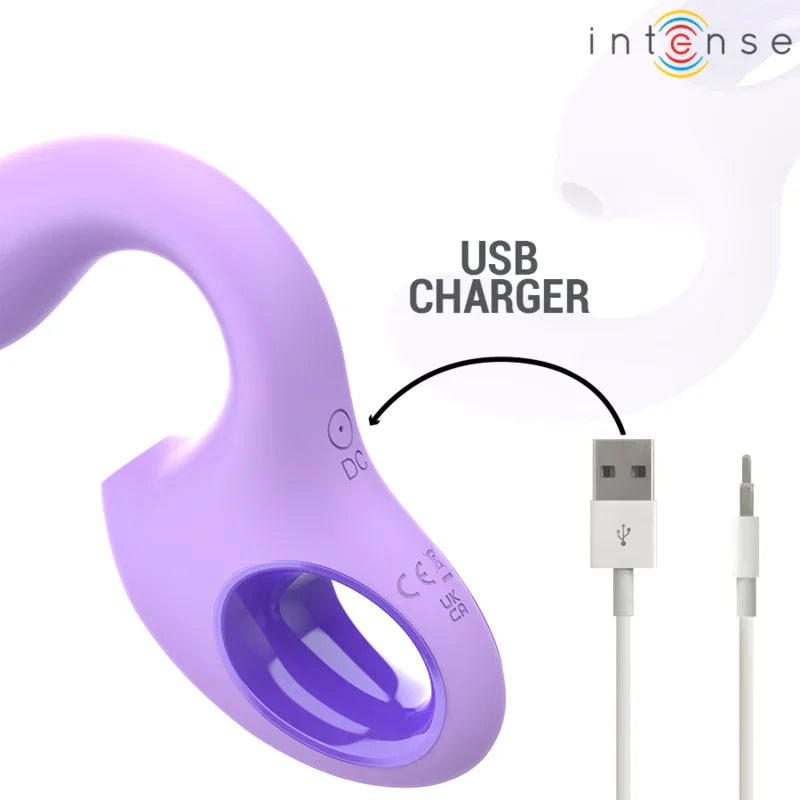 INTENSE - BAXTER VIBRADOR & ESTIMULADOR VIOLETA - Nuvica