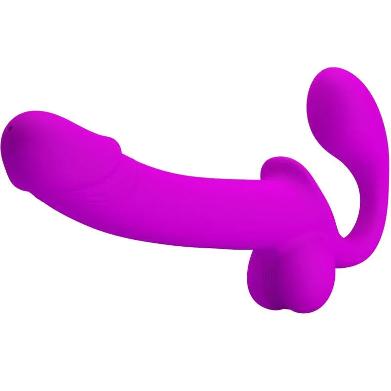 PRETTY LOVE - KELPIE ESTIMULADOR STRAP-ON DOBLE MORADO - Nuvica