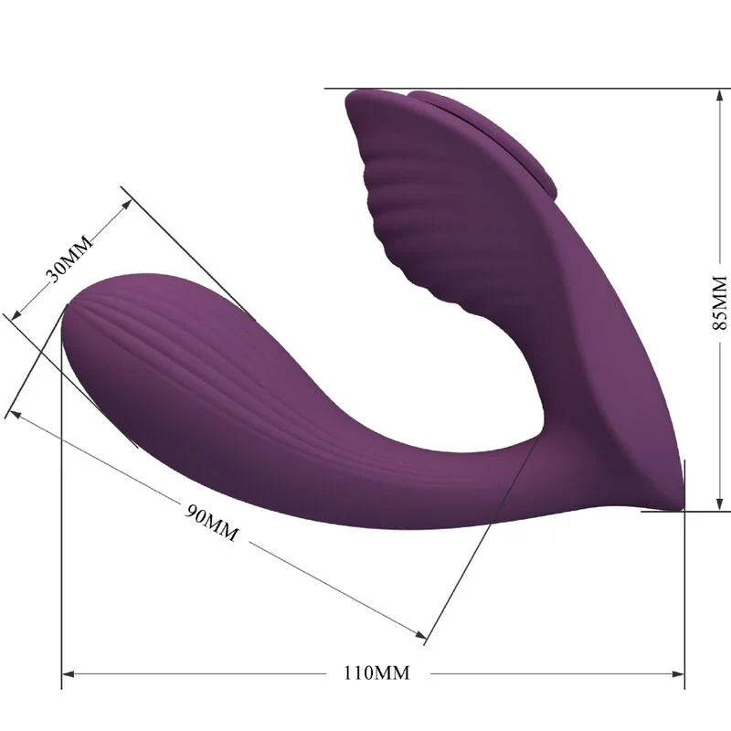 PRETTY LOVE - FRANZ MASAJEADOR & VIBRADOR APP GRATUTITA MORADO - Nuvica
