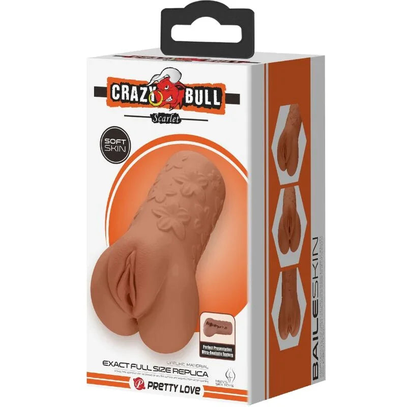 CRAZY BULL - SCARLET VAGINA Y ANO DISEÑO CON FLORES NATURAL - Nuvica