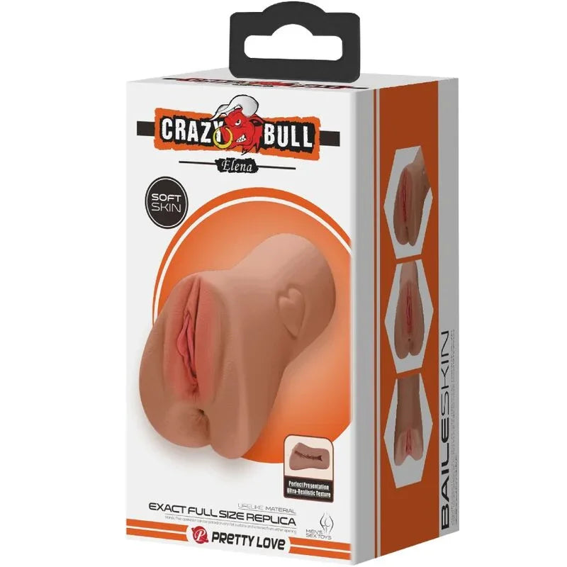 CRAZY BULL - SCARLET VAGINA Y ANO DISEÑO CON UN CORAZÓN NATURAL - Nuvica