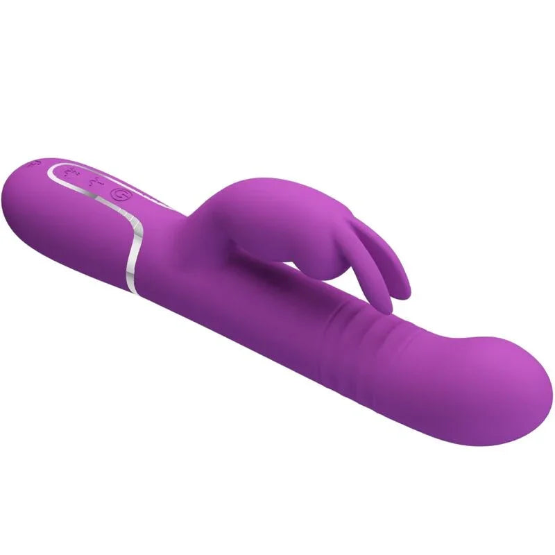 PRETTY LOVE - COALE VIBRADOR RABBIT MULTIFUNCIÓN 4 EN 1 MORADO - Nuvica