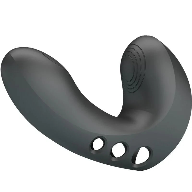 PRETTY LOVE - CAMELIA VIBRADOR DE DEDO 7 VIBRACIONES NEGRO - Nuvica