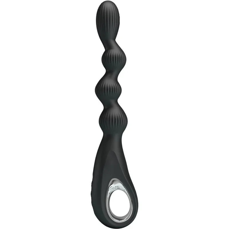 PRETTY LOVE - FEDERER VIBRADOR ANAL 12 VIBRACIONES NEGRO - Nuvica