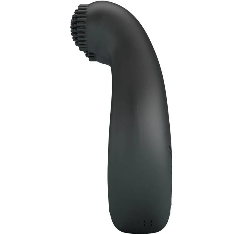 PRETTY LOVE - DAHLIA ANILLO VIBRADOR + ESTIMULADOR DE CLÍTOIS 12 VIBRACIONES NEGRO - Nuvica