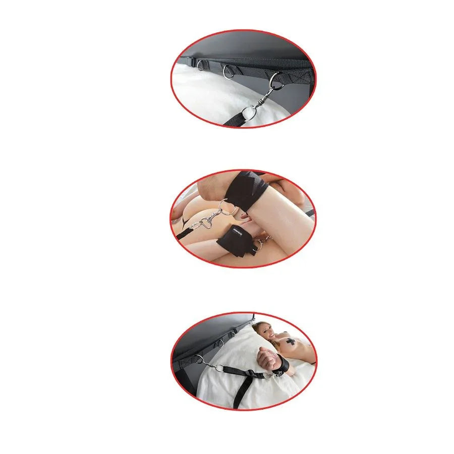 FETISH FANTASY SERIES - KIT ATADURAS PARA LA CAMA 2 - Nuvica