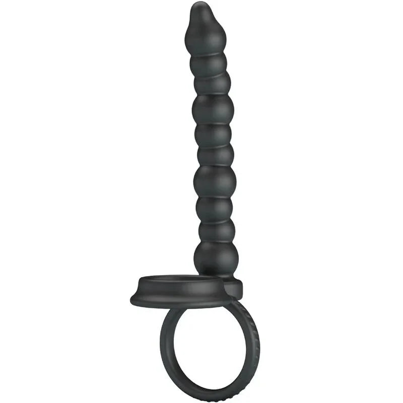 PRETTY LOVE - DILLION ANILLO PENE PARA DONLE PENETACIÓN NEGRO - Nuvica