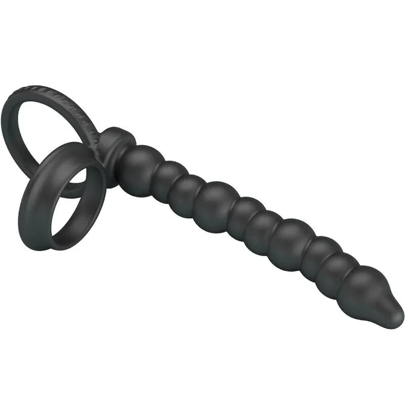 PRETTY LOVE - DILLION ANILLO PENE PARA DONLE PENETACIÓN NEGRO - Nuvica