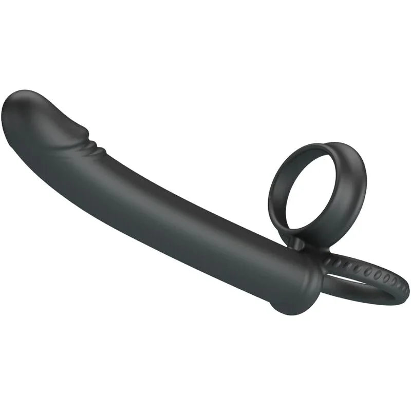 PRETTY LOVE - MOSES ANILLO DOBLE PENE PARA DONLE PENETACIÓN NEGRO - Nuvica