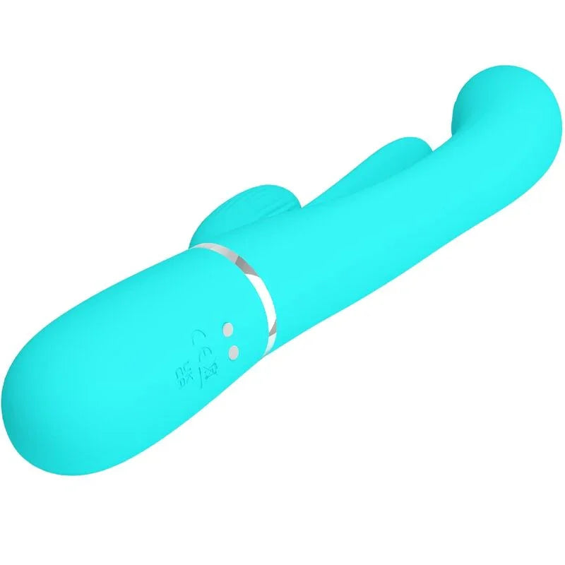 PRETTY LOVE - SHANIA TRIPLE VIBRADOR RABBIT MULTIFUNCIÓN 3 EN 1 - Nuvica